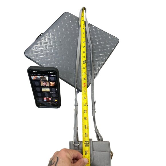 Radley London Authentic Womans Grey Leather Mallow street Phone Crossbody SKU 95 - Picture 15 of 16